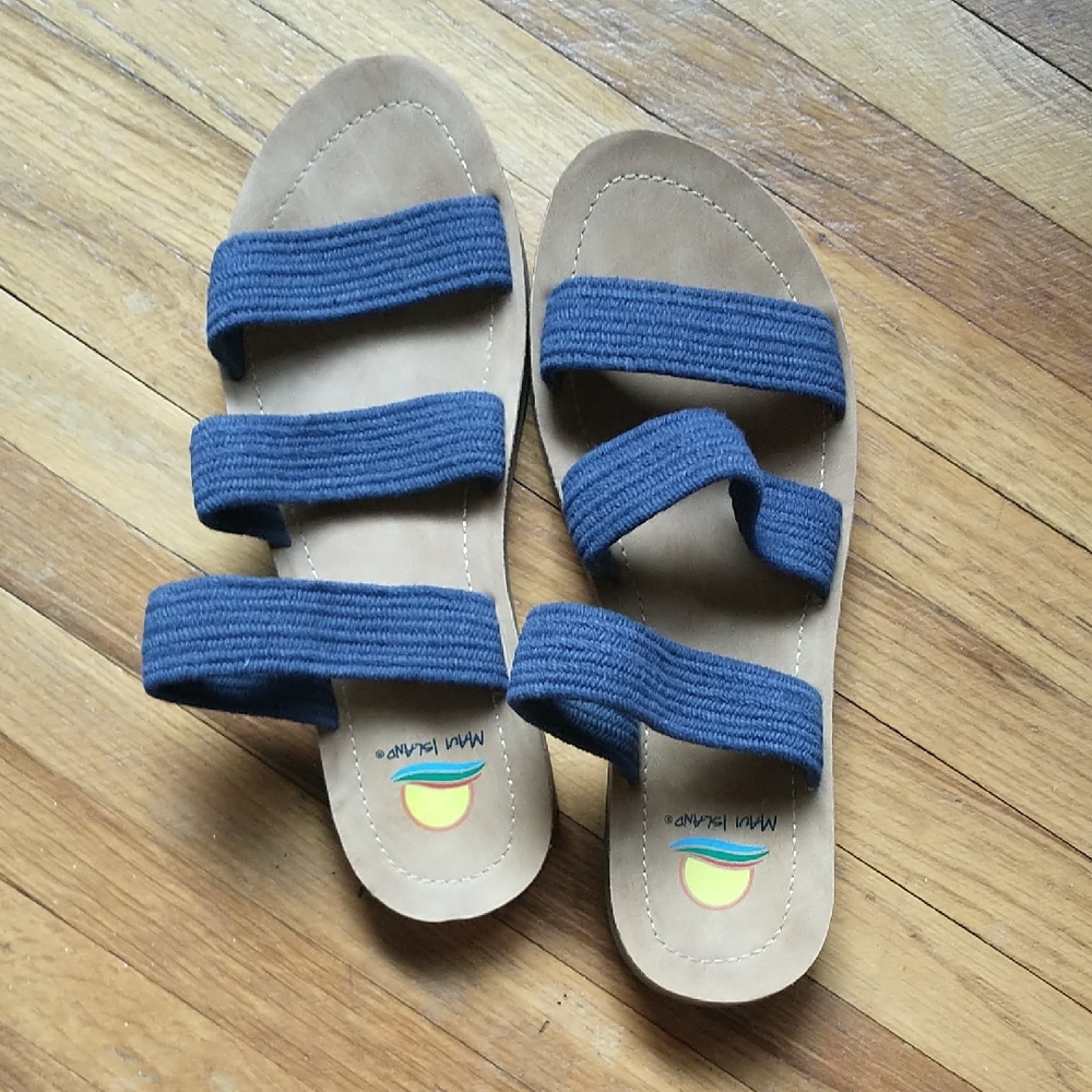 Blue Sandals